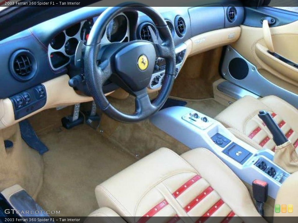 Tan Interior Prime Interior for the 2003 Ferrari 360 Spider F1 #5620722