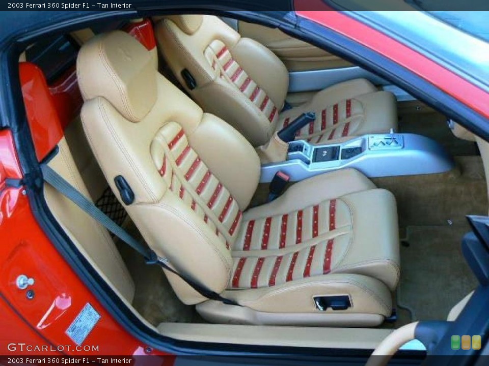 Tan Interior Photo for the 2003 Ferrari 360 Spider F1 #5620727