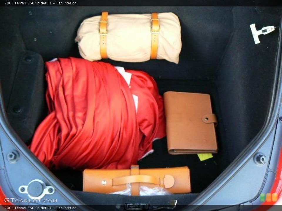 Tan Interior Trunk for the 2003 Ferrari 360 Spider F1 #5620732