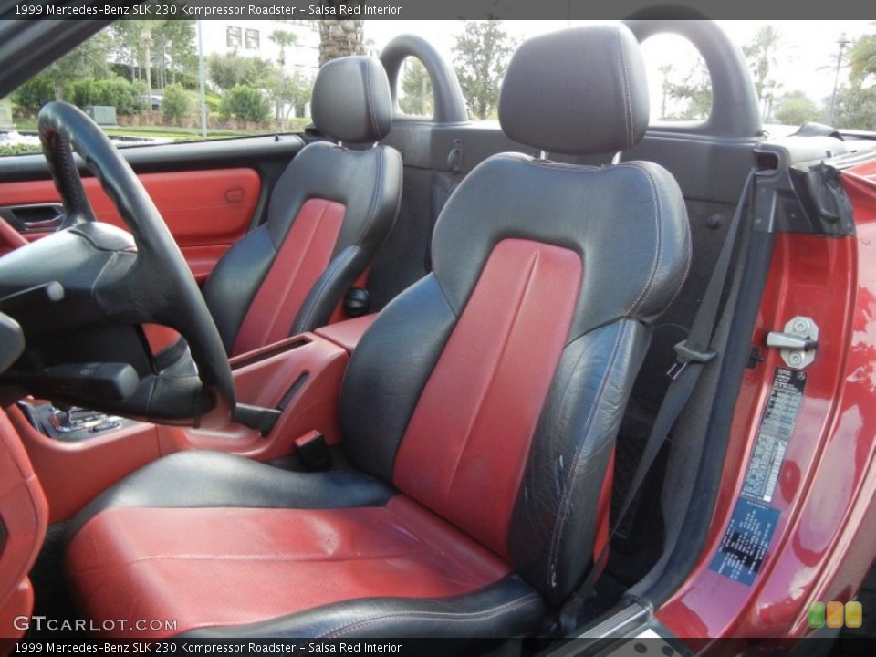 Salsa Red Interior Photo for the 1999 Mercedes-Benz SLK 230 Kompressor Roadster #56208310