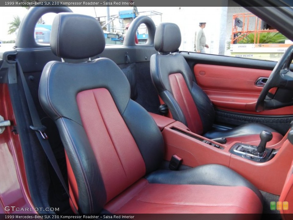 Salsa Red Interior Photo for the 1999 Mercedes-Benz SLK 230 Kompressor Roadster #56208317