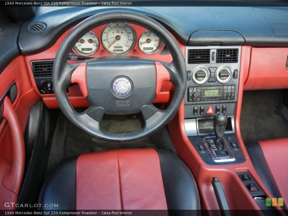 Salsa Red Interior Dashboard for the 1999 Mercedes-Benz SLK 230 Kompressor Roadster #56208332