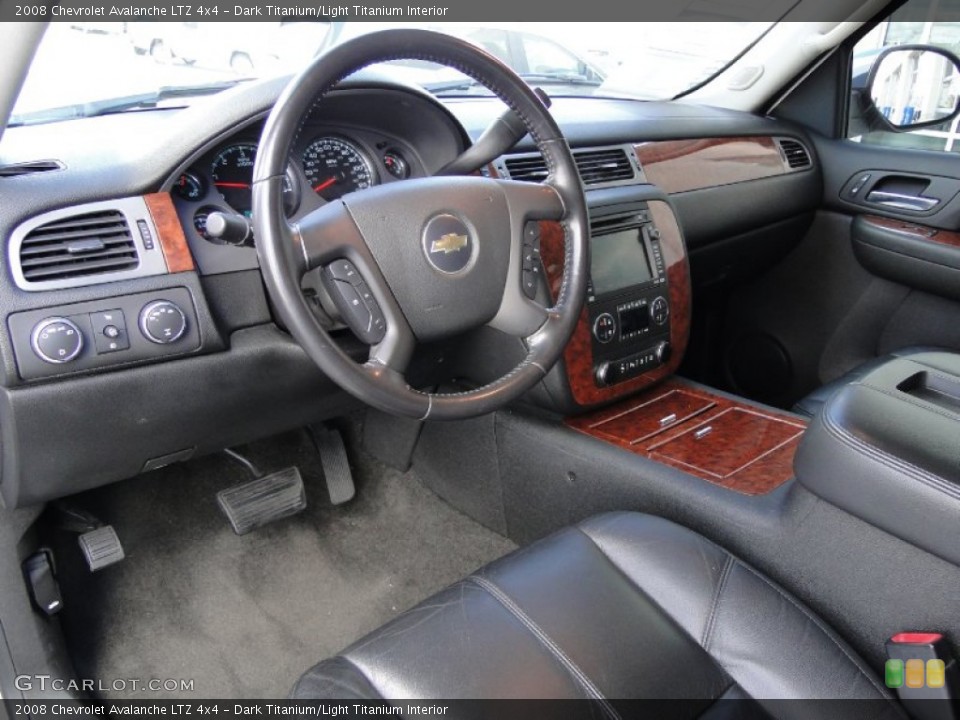 Dark Titanium/Light Titanium Interior Photo for the 2008 Chevrolet Avalanche LTZ 4x4 #56208521
