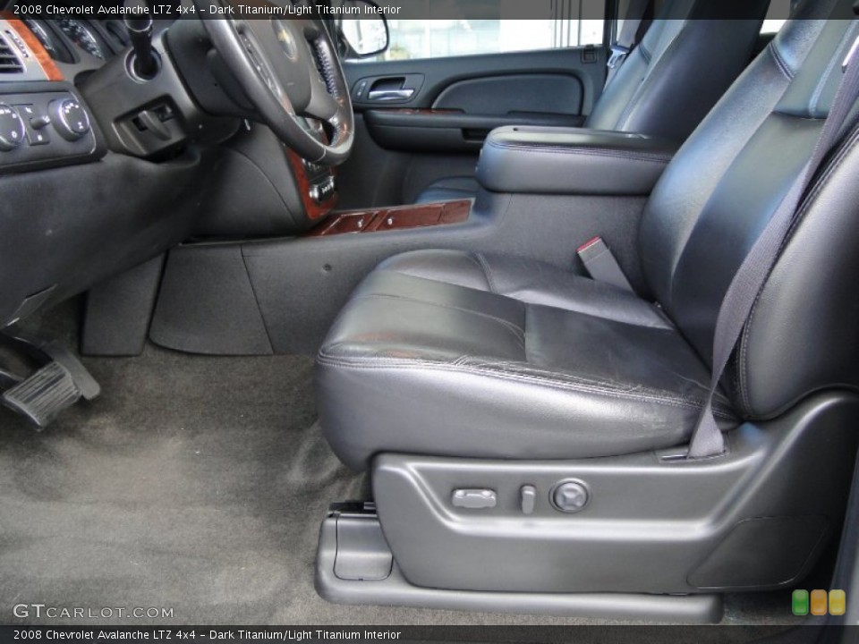Dark Titanium/Light Titanium Interior Photo for the 2008 Chevrolet Avalanche LTZ 4x4 #56208539