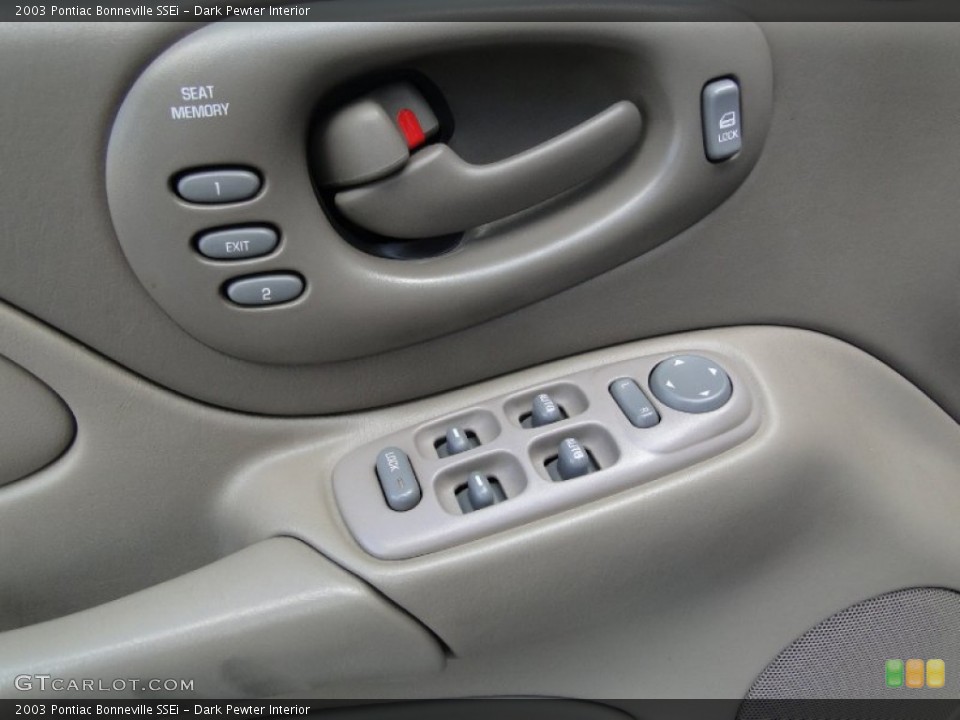 Dark Pewter Interior Controls for the 2003 Pontiac Bonneville SSEi #56208917