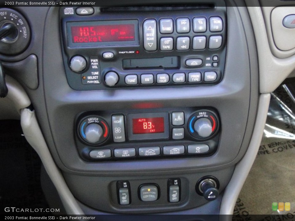 Dark Pewter Interior Controls for the 2003 Pontiac Bonneville SSEi #56208965