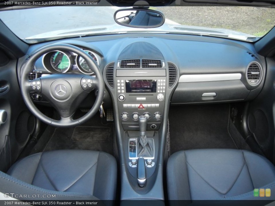 Black Interior Dashboard for the 2007 Mercedes-Benz SLK 350 Roadster #56209508