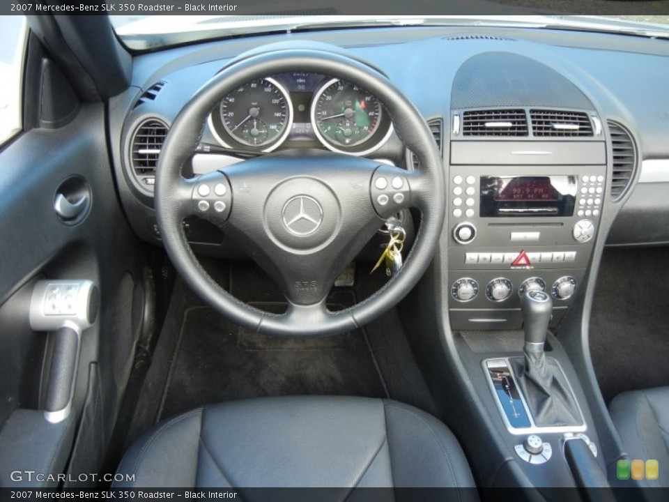 Black Interior Steering Wheel for the 2007 Mercedes-Benz SLK 350 Roadster #56209511