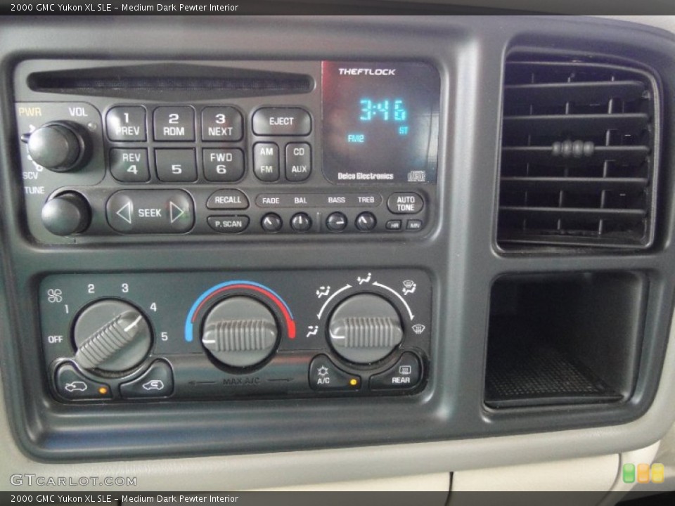 Medium Dark Pewter Interior Audio System for the 2000 GMC Yukon XL SLE #56210120