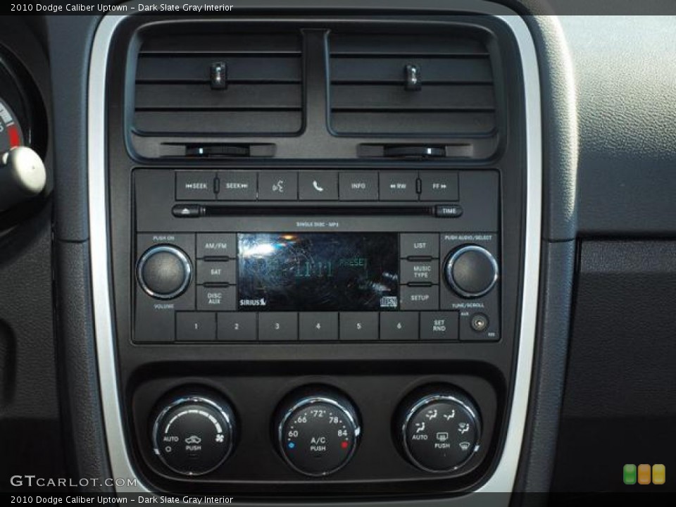 Dark Slate Gray Interior Audio System for the 2010 Dodge Caliber Uptown #56210843