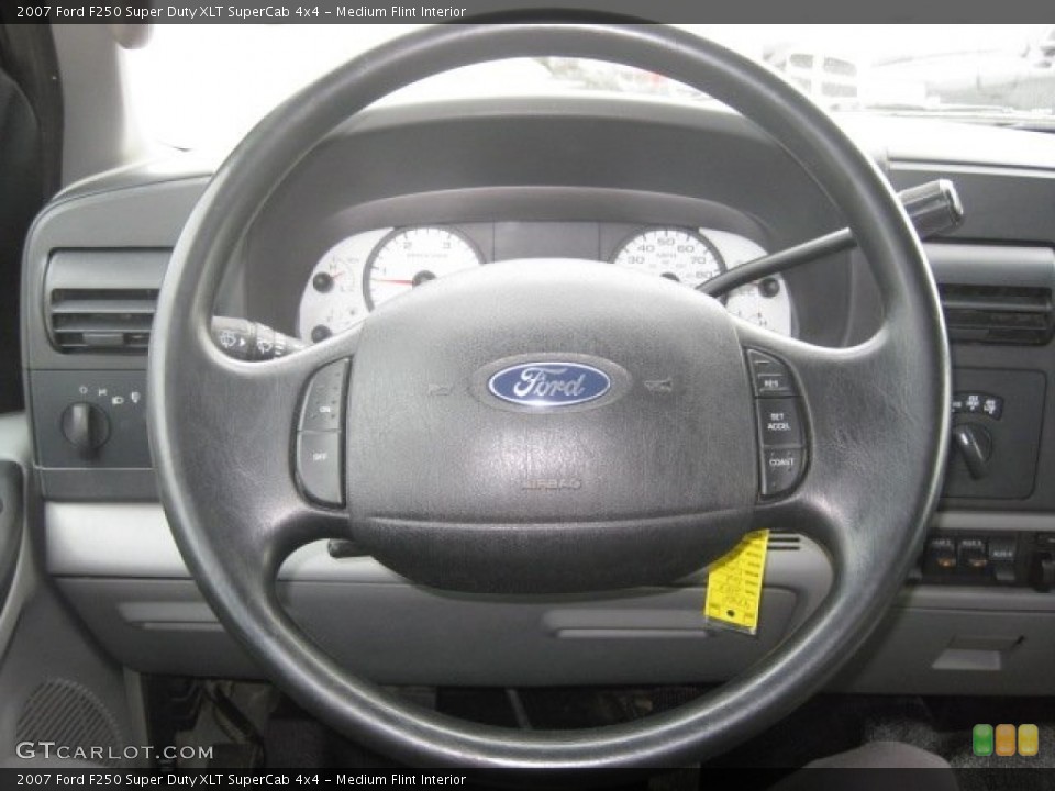 Medium Flint Interior Steering Wheel for the 2007 Ford F250 Super Duty XLT SuperCab 4x4 #56211431