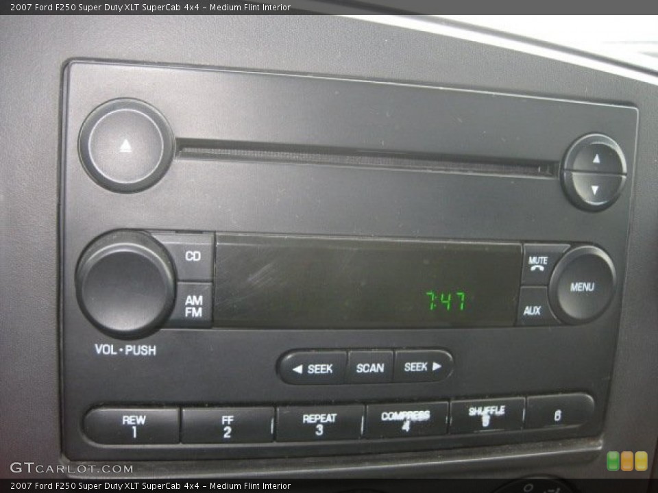 Medium Flint Interior Audio System for the 2007 Ford F250 Super Duty XLT SuperCab 4x4 #56211449