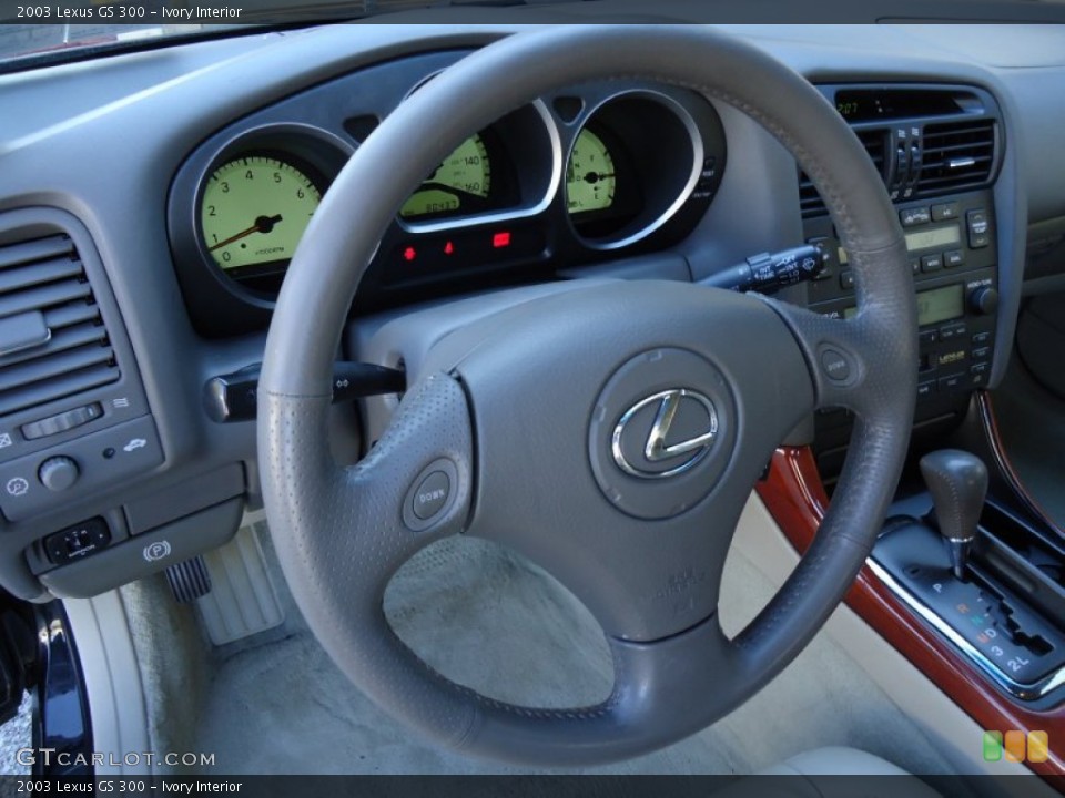 Ivory Interior Steering Wheel for the 2003 Lexus GS 300 #56212277