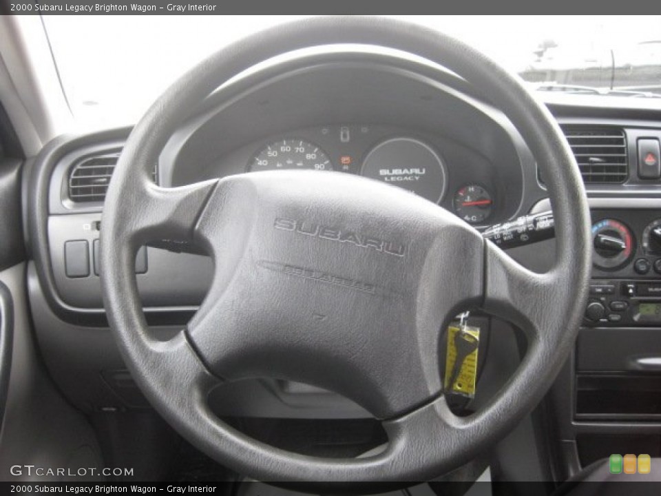 Gray Interior Steering Wheel for the 2000 Subaru Legacy Brighton Wagon #56212589
