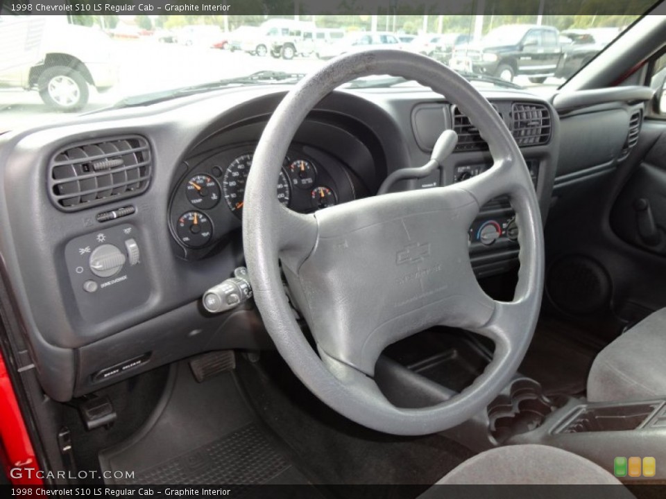 Graphite Interior Steering Wheel for the 1998 Chevrolet S10 LS Regular Cab #56212595