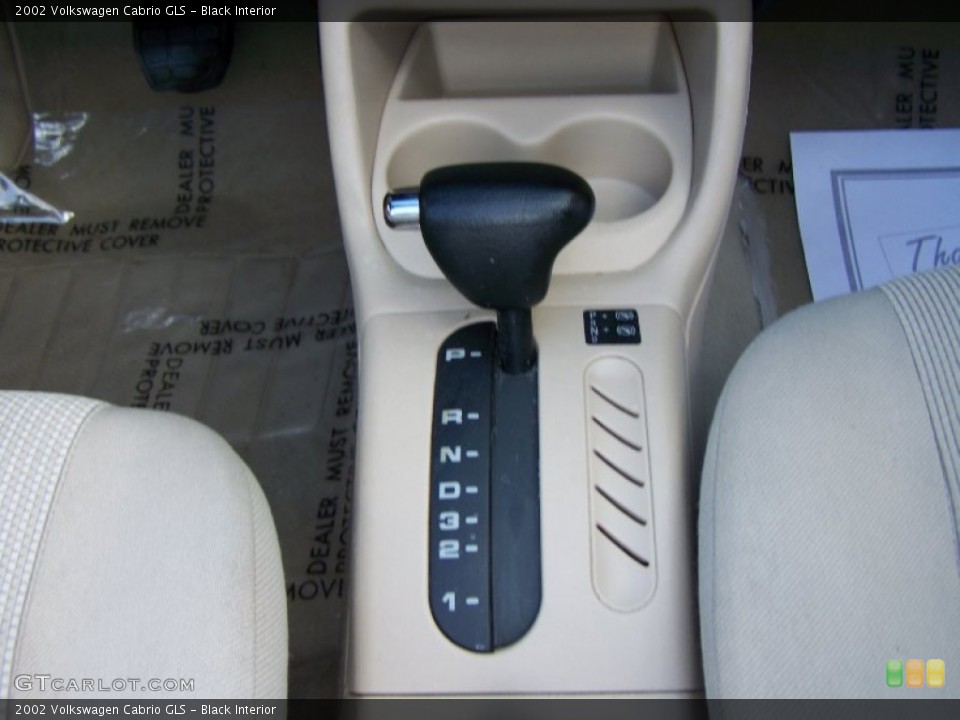 Black Interior Transmission for the 2002 Volkswagen Cabrio GLS #56215967