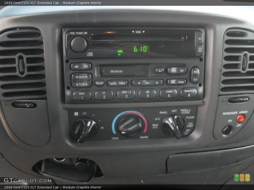 Medium Graphite Interior Audio System for the 1999 Ford F150 XLT Extended Cab #56216831