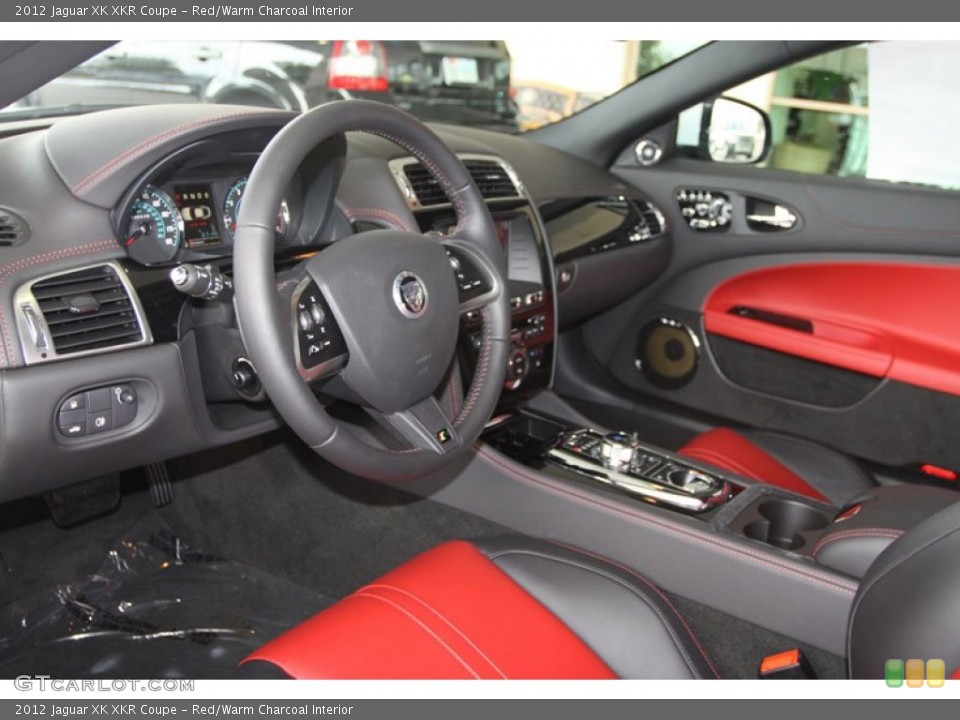 Red/Warm Charcoal Interior Photo for the 2012 Jaguar XK XKR Coupe #56217640