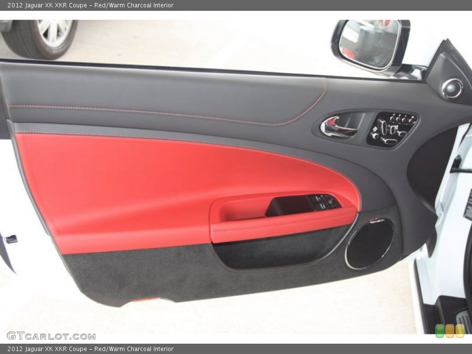 Red/Warm Charcoal Interior Door Panel for the 2012 Jaguar XK XKR Coupe #56217726