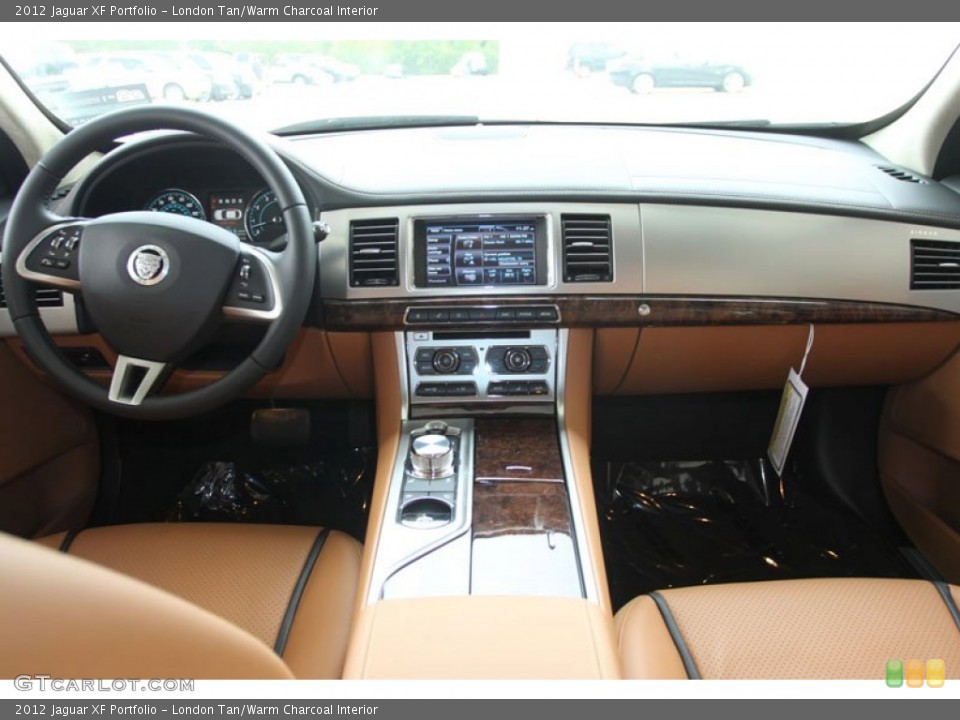 London Tan/Warm Charcoal Interior Dashboard for the 2012 Jaguar XF Portfolio #56218034