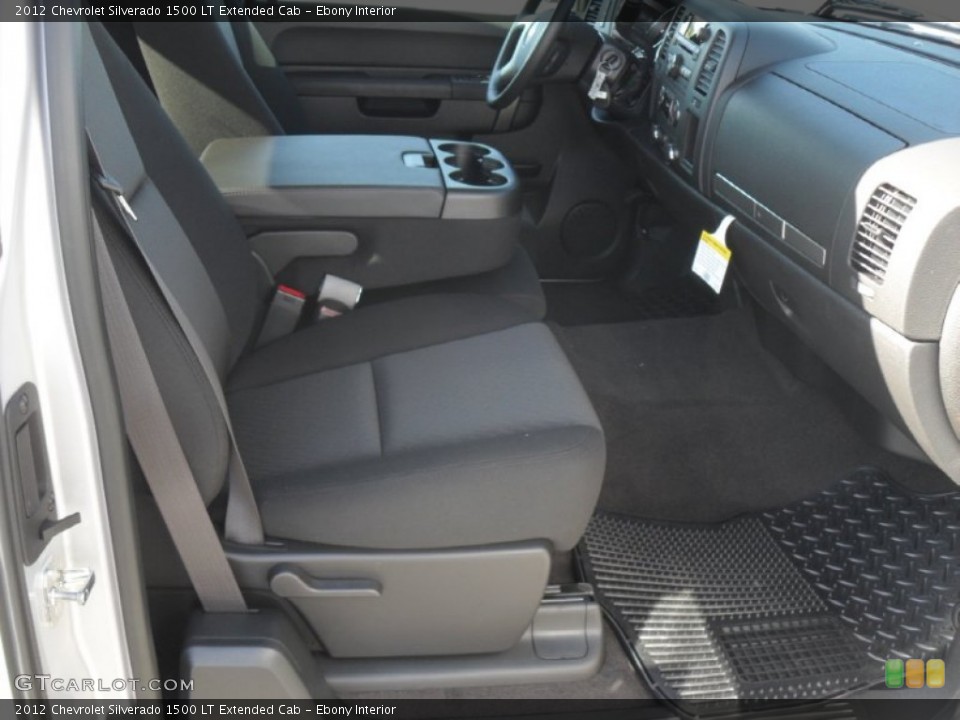 Ebony Interior Photo for the 2012 Chevrolet Silverado 1500 LT Extended Cab #56218391