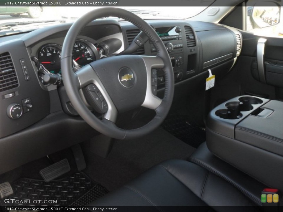 Ebony Interior Prime Interior for the 2012 Chevrolet Silverado 1500 LT Extended Cab #56218651