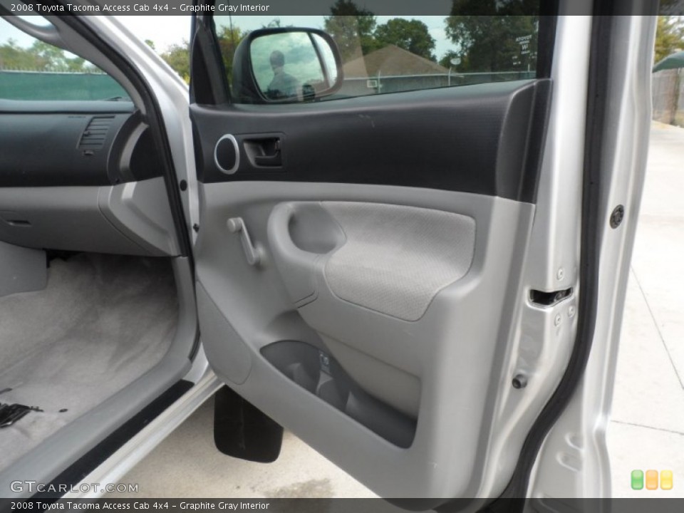Graphite Gray Interior Door Panel for the 2008 Toyota Tacoma Access Cab 4x4 #56218961