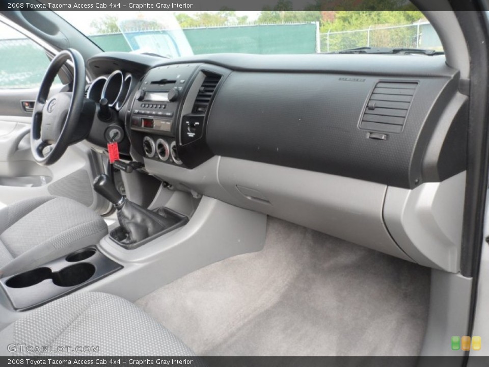 Graphite Gray Interior Dashboard for the 2008 Toyota Tacoma Access Cab 4x4 #56218970