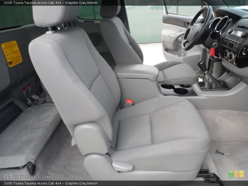 Graphite Gray Interior Photo for the 2008 Toyota Tacoma Access Cab 4x4 #56218979