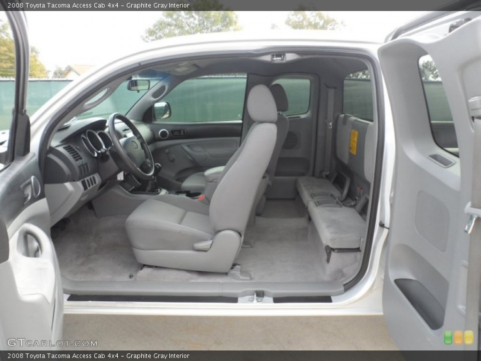 Graphite Gray Interior Photo for the 2008 Toyota Tacoma Access Cab 4x4 #56219003