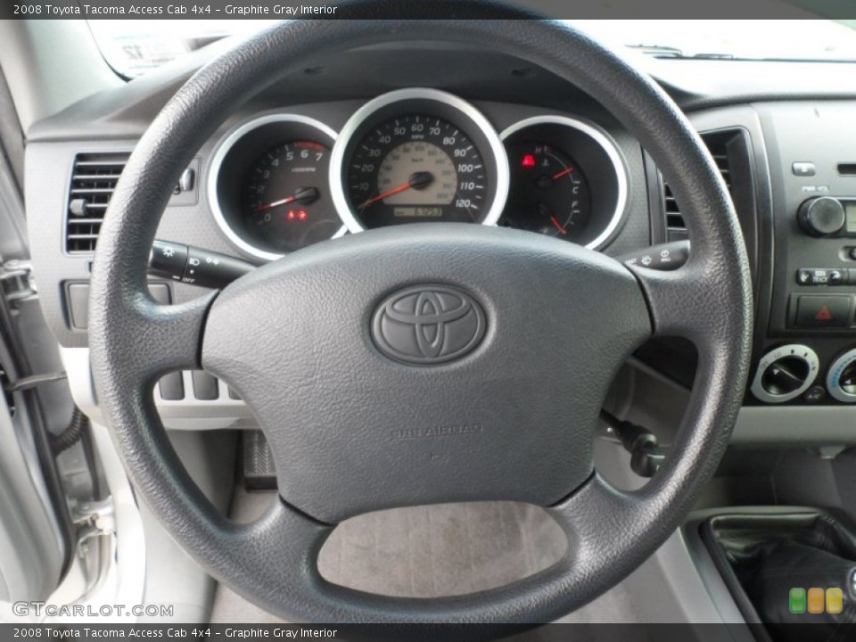 Graphite Gray Interior Steering Wheel for the 2008 Toyota Tacoma Access Cab 4x4 #56219099