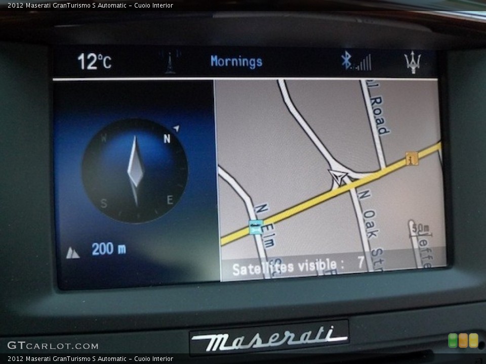 Cuoio Interior Navigation for the 2012 Maserati GranTurismo S Automatic #56220440