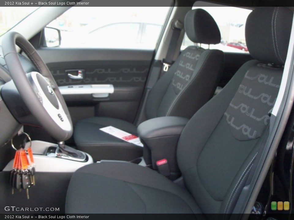 Black Soul Logo Cloth Interior Photo for the 2012 Kia Soul + #56221898