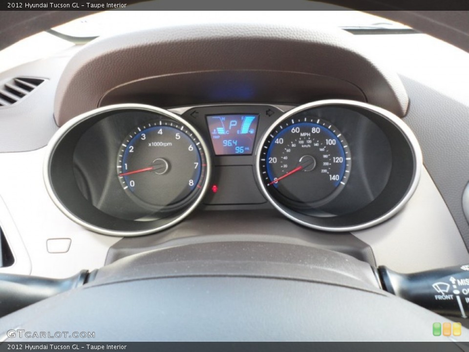 Taupe Interior Gauges for the 2012 Hyundai Tucson GL #56222321