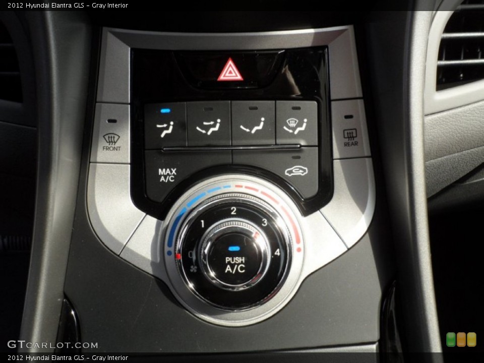 Gray Interior Controls for the 2012 Hyundai Elantra GLS #56222753