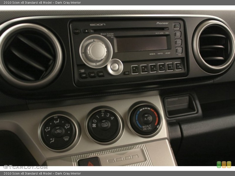 Dark Gray Interior Controls for the 2010 Scion xB  #56223827