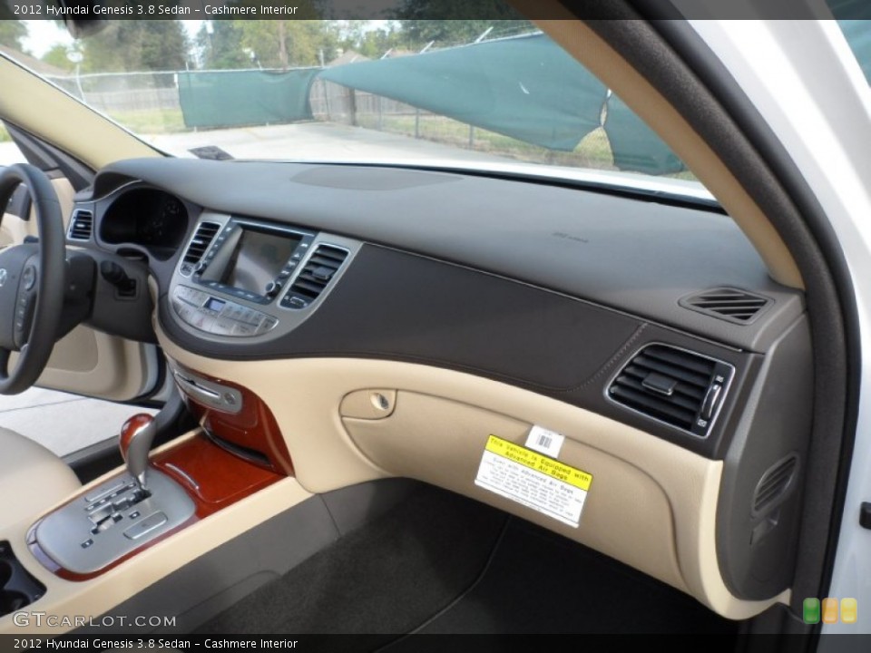 Cashmere Interior Dashboard for the 2012 Hyundai Genesis 3.8 Sedan #56223895