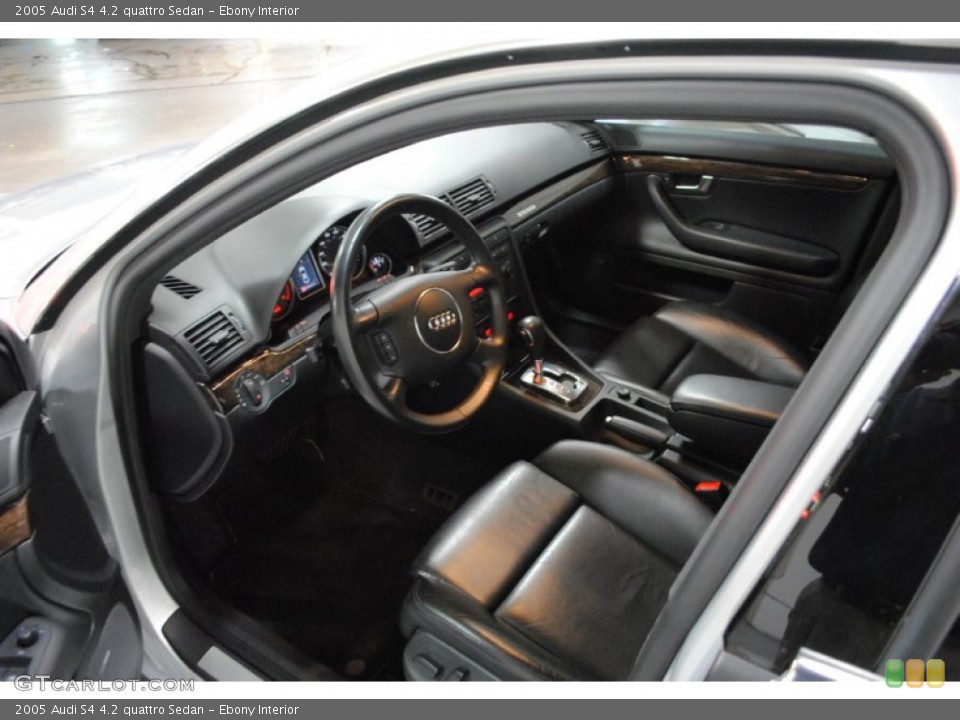 Ebony Interior Photo for the 2005 Audi S4 4.2 quattro Sedan #56228498