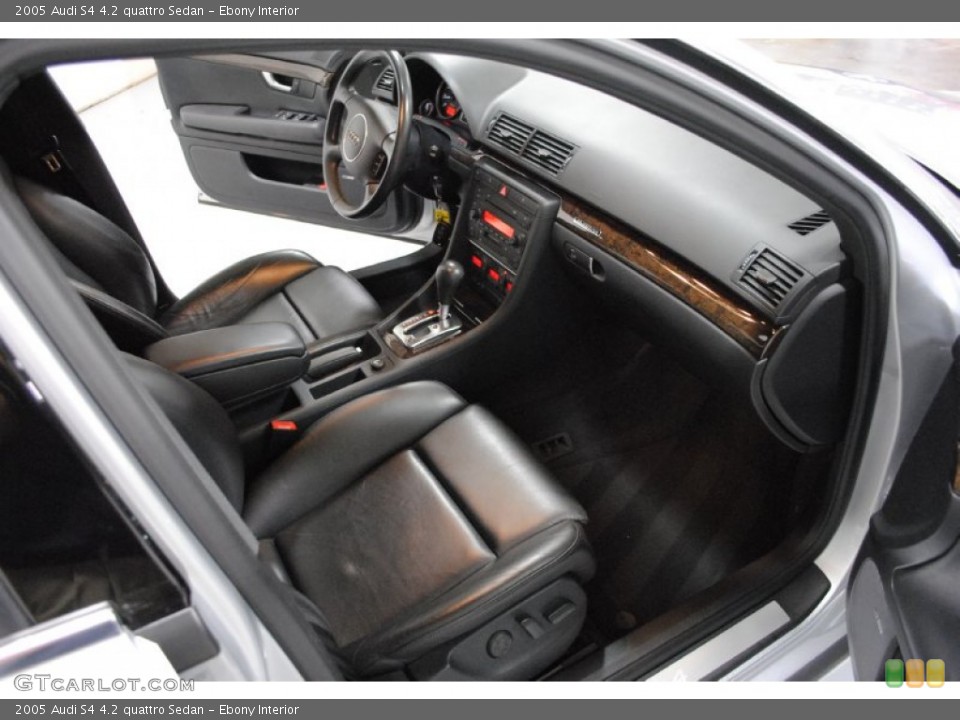 Ebony Interior Photo for the 2005 Audi S4 4.2 quattro Sedan #56228510