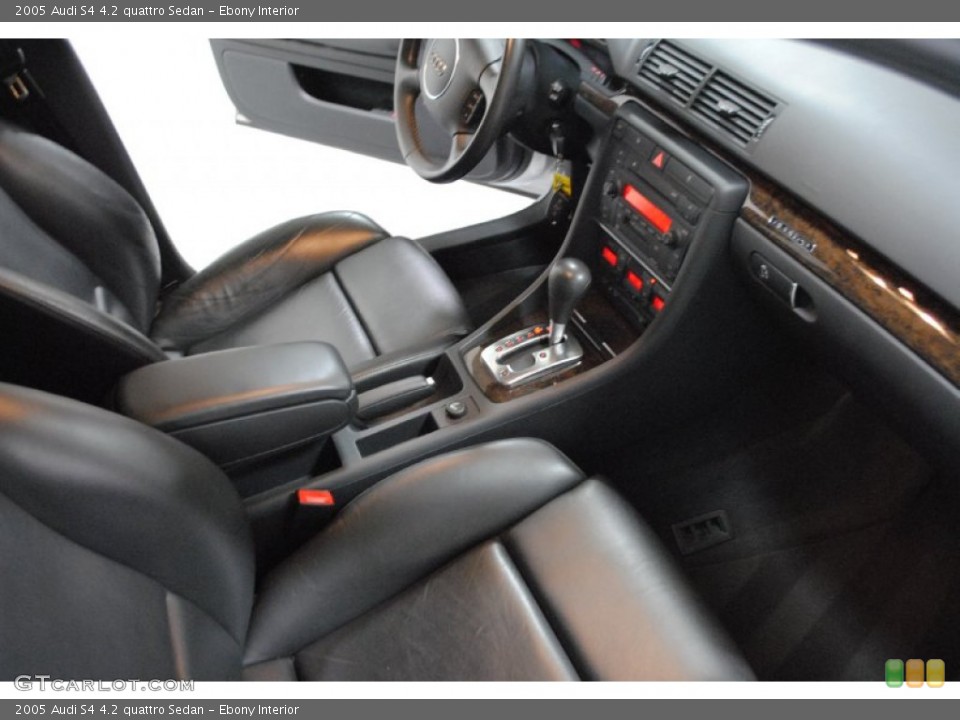 Ebony Interior Dashboard for the 2005 Audi S4 4.2 quattro Sedan #56228519