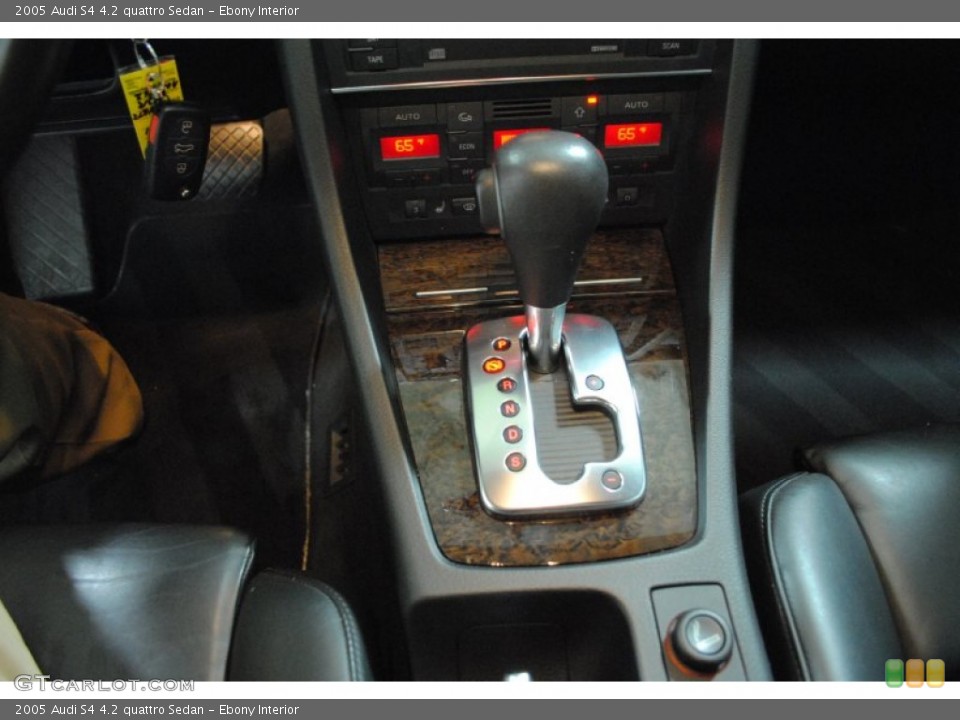 Ebony Interior Transmission for the 2005 Audi S4 4.2 quattro Sedan #56228570