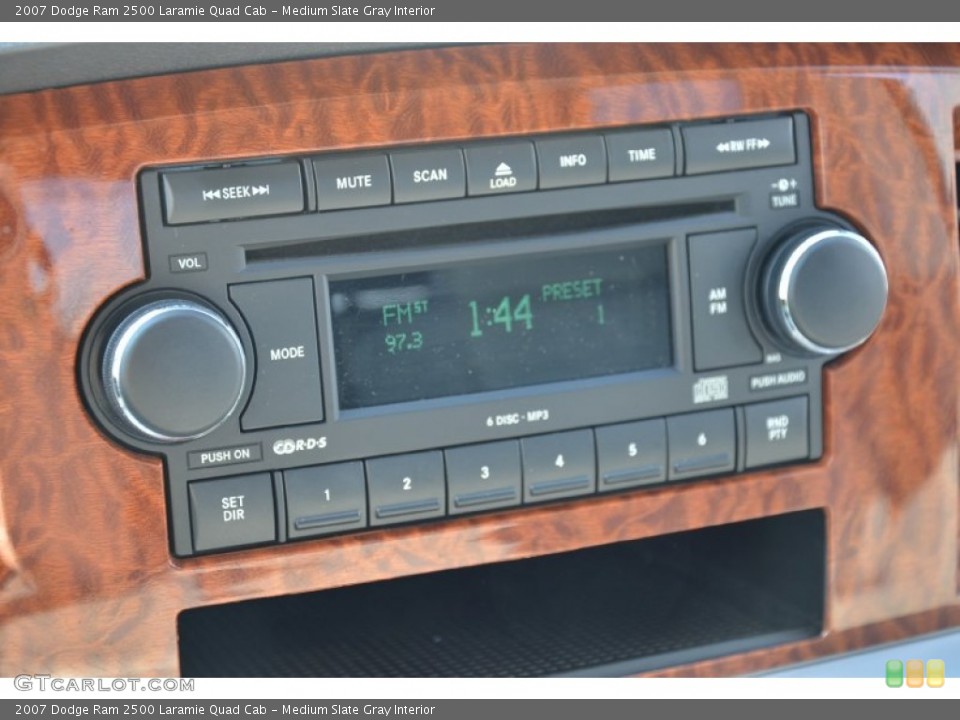 Medium Slate Gray Interior Audio System for the 2007 Dodge Ram 2500 Laramie Quad Cab #56230044