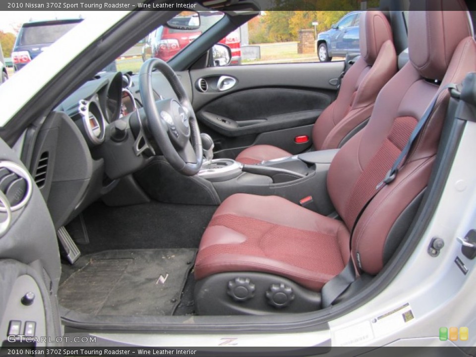Wine Leather Interior Photo for the 2010 Nissan 370Z Sport Touring Roadster #56232608