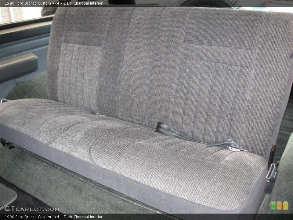 Dark Charcoal Interior Photo for the 1990 Ford Bronco Custom 4x4 #56232860
