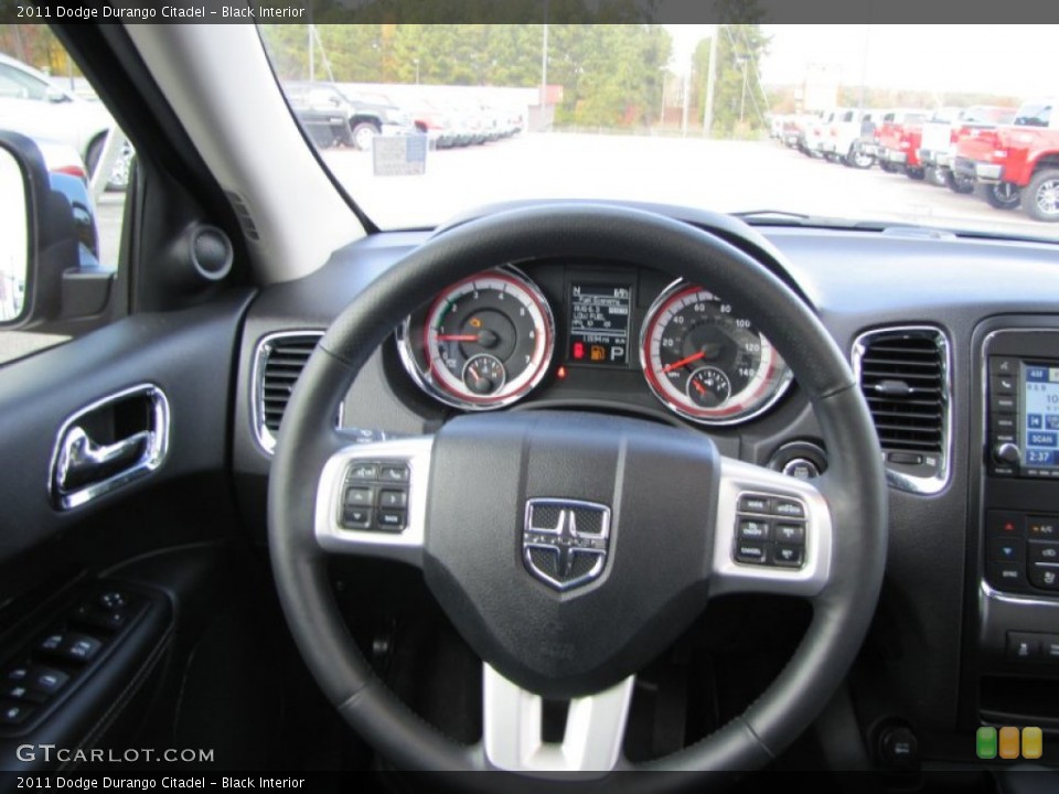 Black Interior Steering Wheel for the 2011 Dodge Durango Citadel #56233193