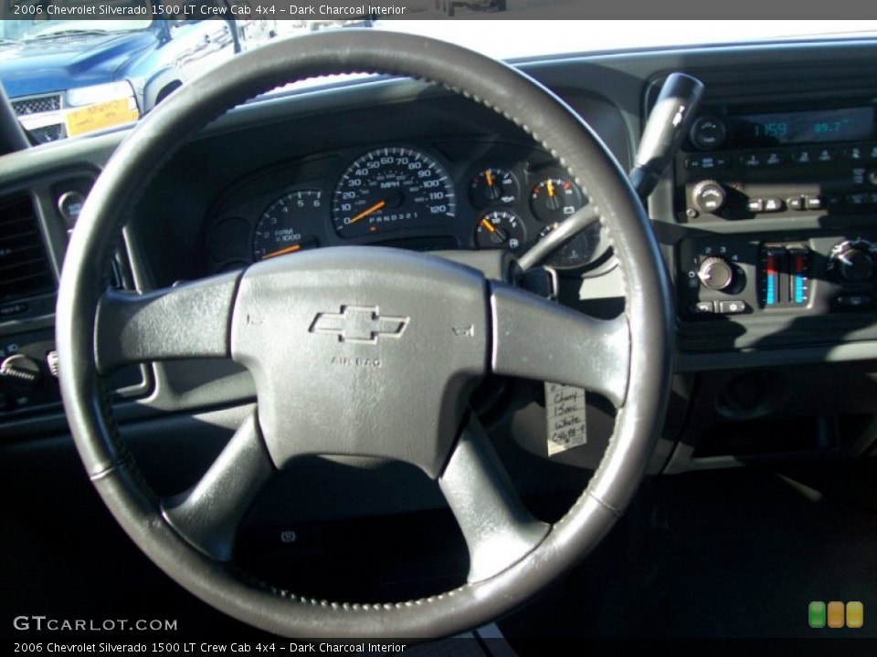 Dark Charcoal Interior Steering Wheel for the 2006 Chevrolet Silverado 1500 LT Crew Cab 4x4 #56233516