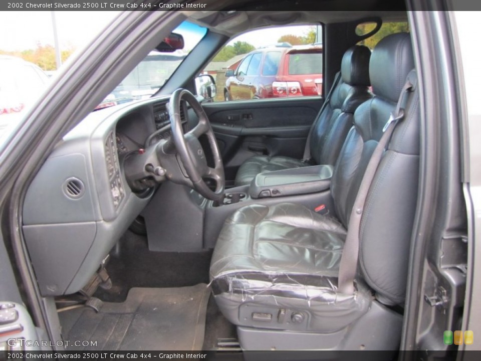 Graphite Interior Photo for the 2002 Chevrolet Silverado 2500 LT Crew Cab 4x4 #56233796