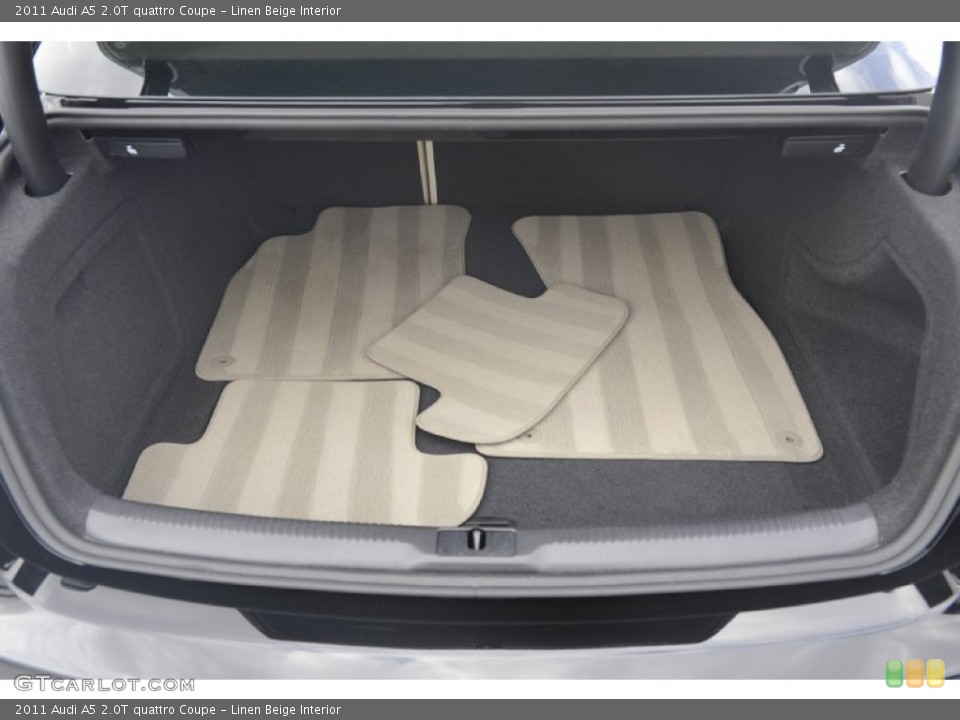Linen Beige Interior Trunk for the 2011 Audi A5 2.0T quattro Coupe #56234810