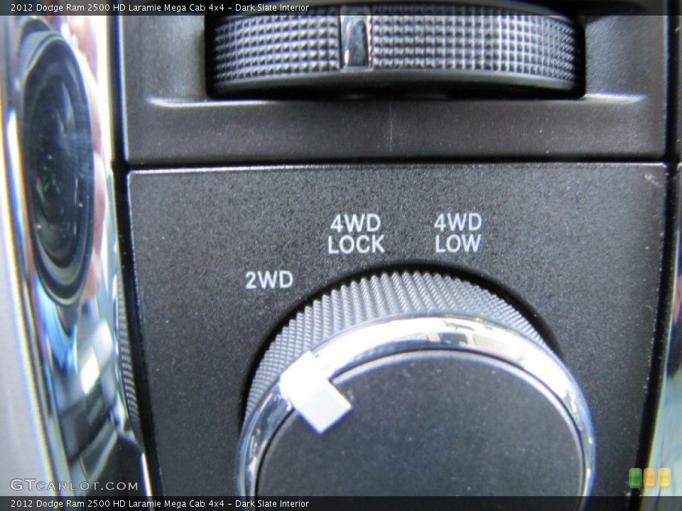 Dark Slate Interior Controls for the 2012 Dodge Ram 2500 HD Laramie Mega Cab 4x4 #56234813
