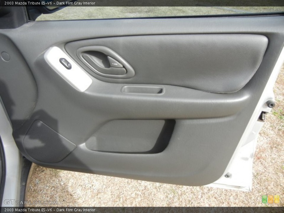 Dark Flint Gray Interior Door Panel for the 2003 Mazda Tribute ES-V6 #56235870